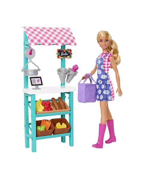 Barbie Çiftçi Pazarı Oyun Seti HCN22