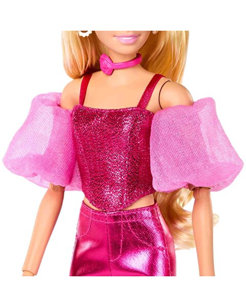 Barbie Deluxe Style Stil İkonu Bebek Pembe Korseli JFP40