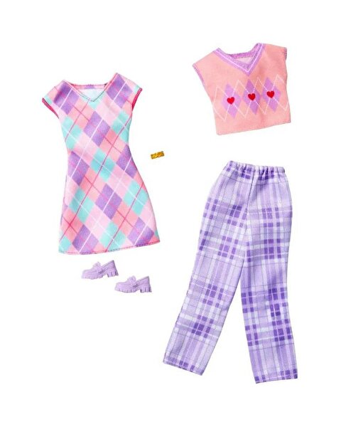 Barbie'nin Kıyafet Koleksiyonu İkili Paketler HYV06