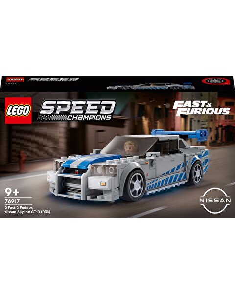 LEGO Speed Champions Daha Hızlı Daha Öfkeli Nissan Skyline GT-R (R34) 76917