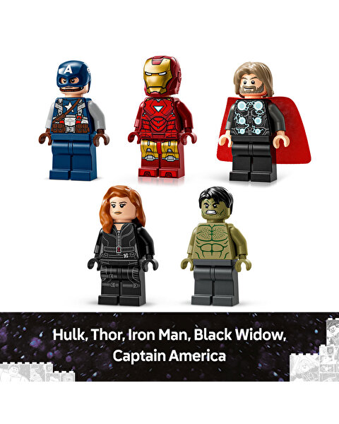LEGO MARVEL Logosu ve Mini Figürleri 76313