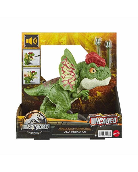 Jurassic World Uncaged İnteraktif Dilophosaurus Figürü HNT65