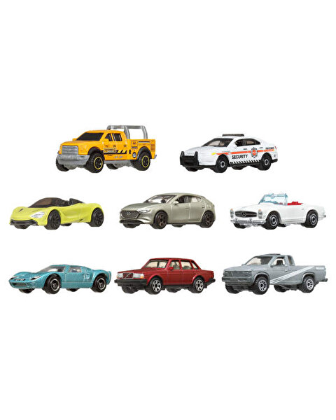 Matchbox 1:64 Ölçekli Metal 8'li Araba Seti JCT87