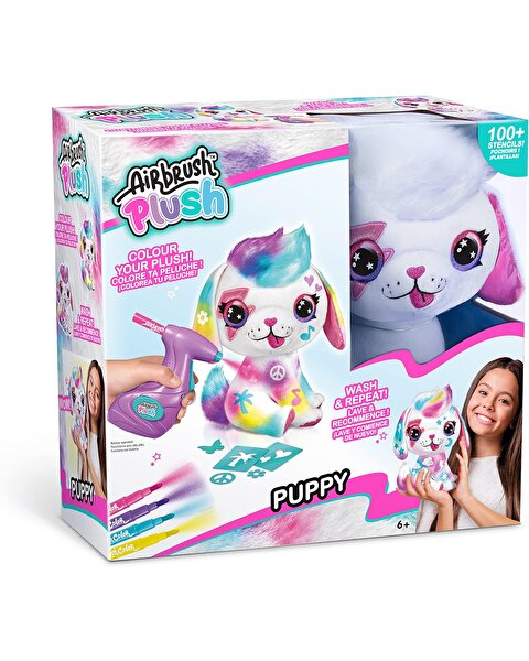 Airbrush Plush Peluş Puppy
