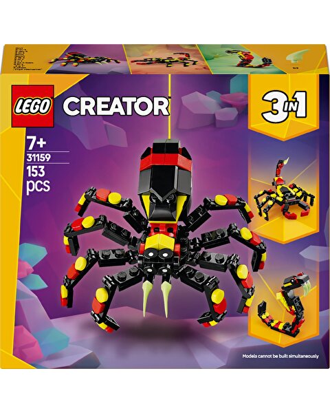 LEGO Creator 3'ü 1 Arada Vahşi Hayvanlar: Şaşırtıcı Örümcek 31159