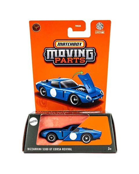 Matchbox 1:64 Arabalar Bizzarini 5300 Gt Corsa Revival JBW98