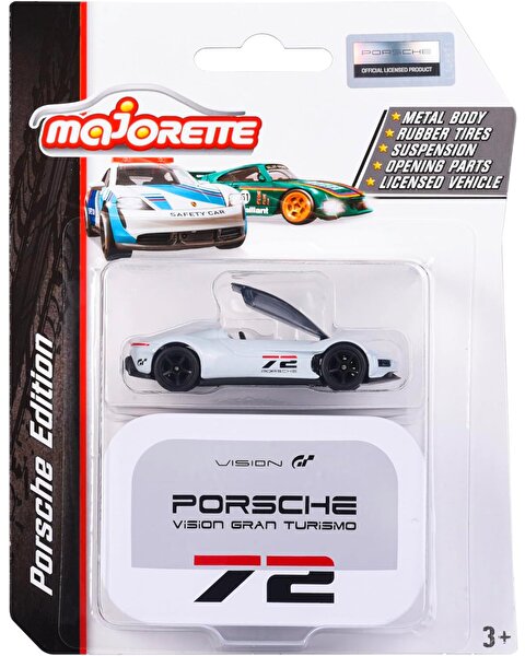 Majorette Porsche Deluxe Araçlar Porsche Vision Gran Turismo 72 Beyaz