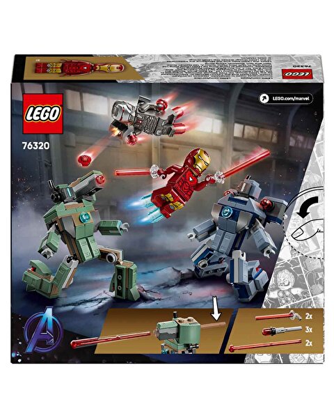 LEGO Marvel Iron Man ve War Machine, Hammer İnsansız Hava Araçlarına Karşı 76320