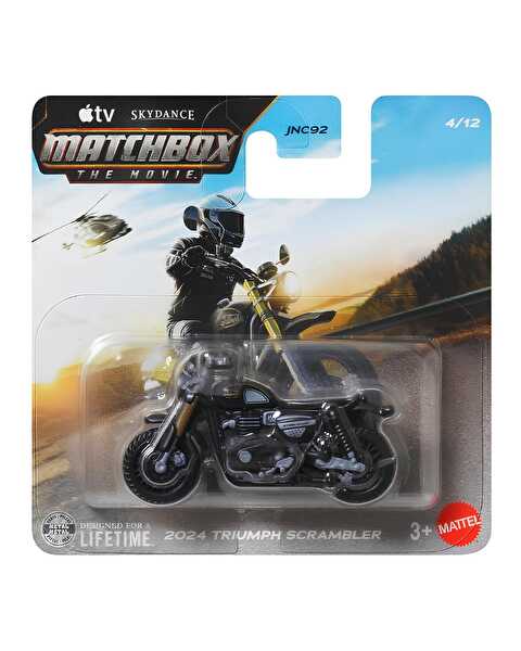 Matchbox The Movie 1:64 Diecast Arabalar 2024 Triumph Scrambler JND12