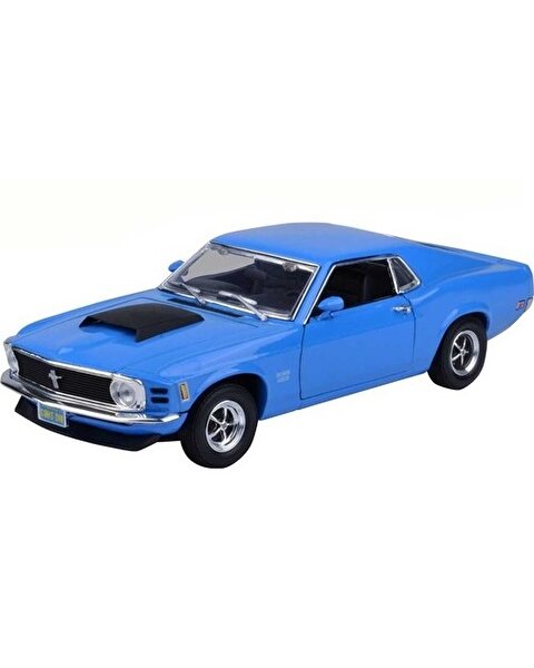 Motormax 1:24 1970 Ford Mustang Boss 429 Mavi
