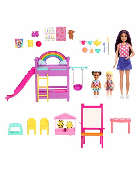 Barbie Skipper Bebek Bakıcılığı Eğlencesi Oyun Seti HND18