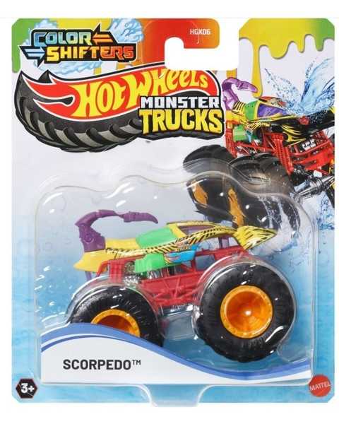 Hot Wheels Monster Trucks Renk Değiştiren Araçlar Scorpedo JDV88
