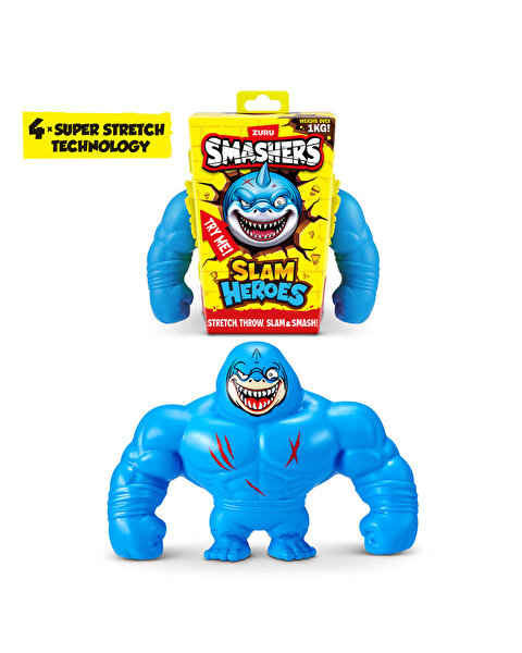 Smashers Slam Heroes Esneyen Figür Mavi̇
