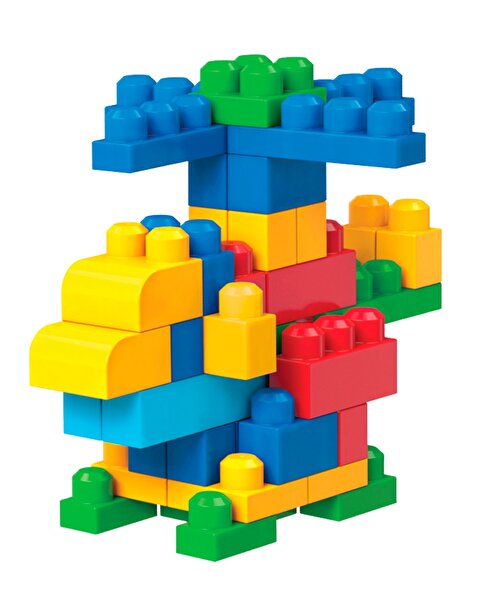 Mega Bloks First Builders 80'li Blok Torbaları Mavi DCH63