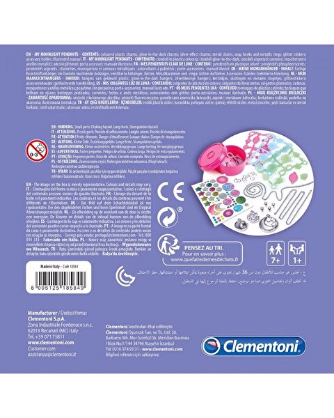 Clementoni Crazy Chic Bileklik Yapma Seti Ay Işığı Kolyeler
