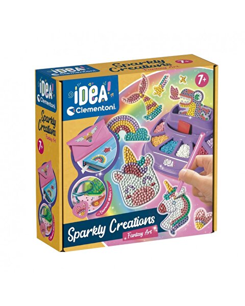 Clementoni Idea Işıltılı Tasarım Seti Fantastik Sanat Seti