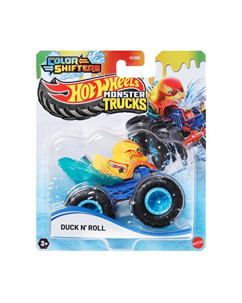 Hot Wheels Monster Trucks Renk Değiştiren Araçlar Duck N' Roll JDV92