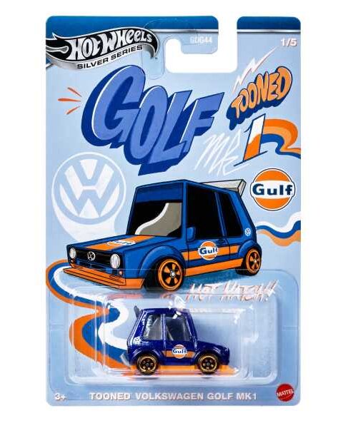Hot Wheels Temalı Arabalar Özel Seri Tooned Volkswagen Golf MK1 JCB62