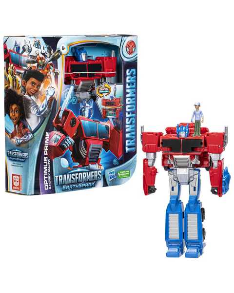 Transformers Earthspark Spinchanger Optimus Prime F7663