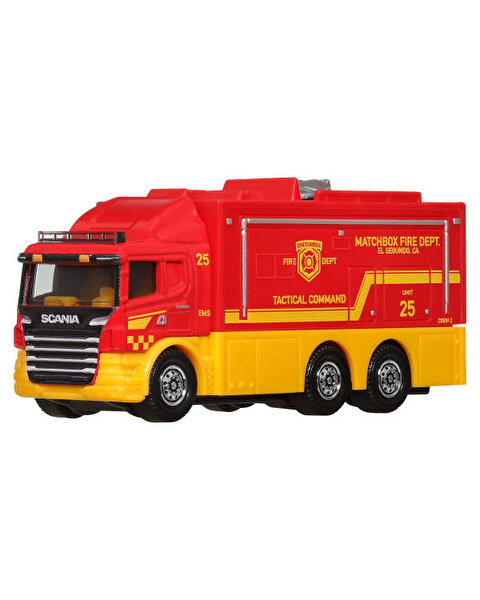 Matchbox Çalışma Donanımı Araçları Scania Tactical Command Center JBX72