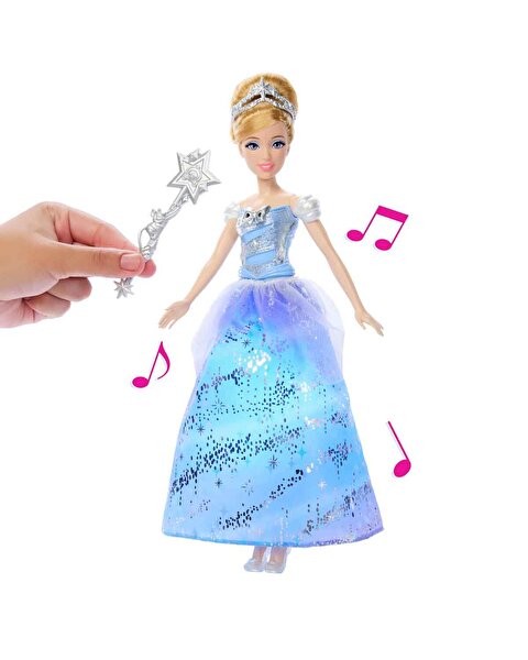 Disney Prenses Işıklı Balo Elbiseli Cinderella JBF94