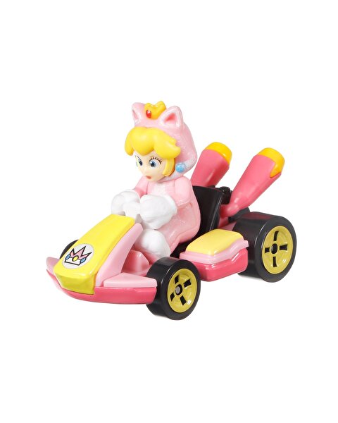 Hot Wheels Mario Kart Karakter Araçlar Cat Peach GRN13