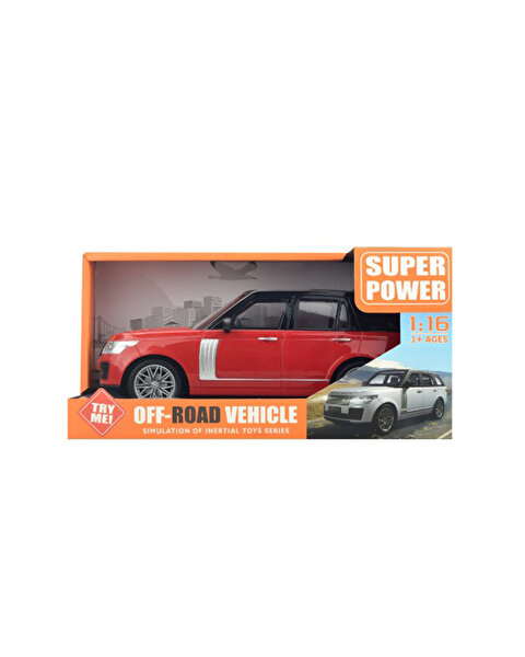 1:16 Range Rover Kırmızı Arazi Aracı