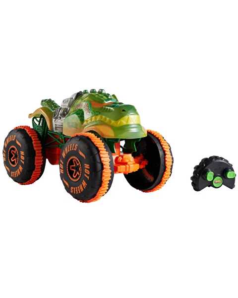 Hot Wheels Monster Trucks RC Rageasaur 1:15 Ölçekli Uzaktan Kumandalı Oyuncak Kamyon JBH03