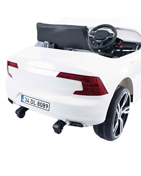 Dolu Grandex Uzaktan Kumandalı 12 Volt Beyaz Akülü Araba