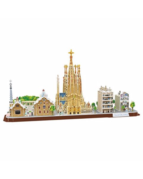 Cubic Fun Barcelona İspanya 3D Puzzle 186 Parça