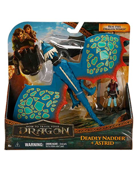 Ejderhanı Nasıl Eğitirsin Ejderha ve Viking Aksiyon Deadly Nadder Ve Astrid Figür Seti