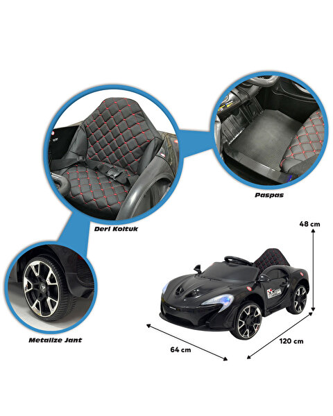 Quantum Gt 12 Volt Akülü Araba Siyah