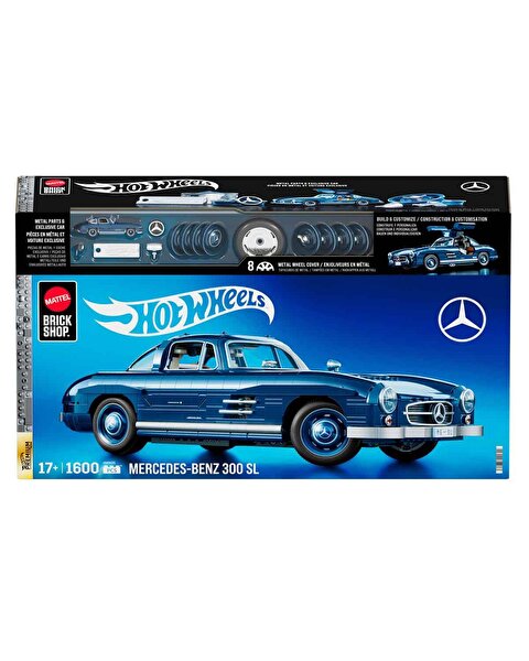 Hot Wheels Premium Serisi Mercedes Benz 300 SL Araba 1600 Parça HWW25