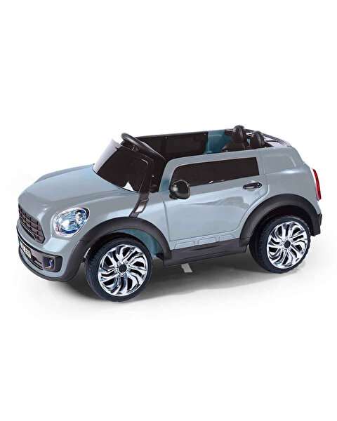 Dolu Oyuncak Ride On Kumandalı 12 Volt Akülü Araba Gri
