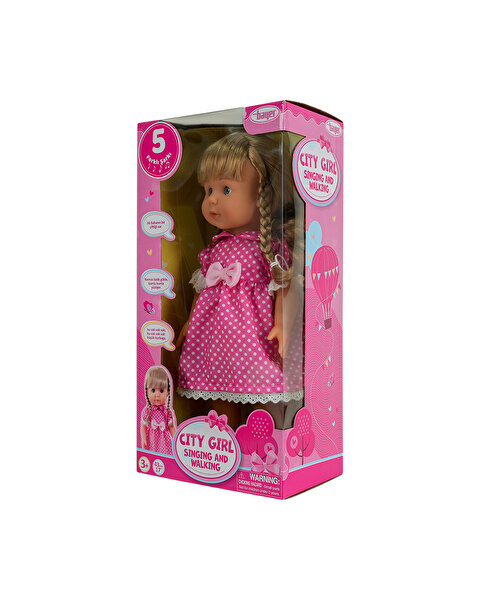 City Girl Şarkı Söyleyen ve Yürüyen Bebek 43 Cm
