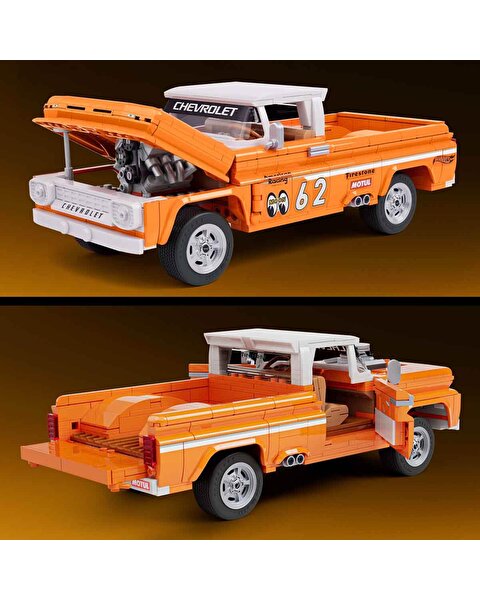 Hot Wheels Elite Serisi Custom 62 Chevy Pickup Araba 858 Parça JFT20