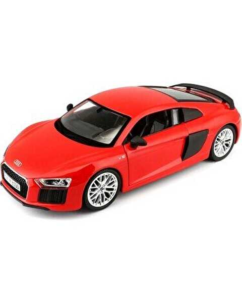 1:24 Ölçekli Kırmızı Audi R8 V10 Plus