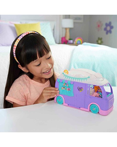 Polly Pocket Eğlenceli Karavan Oyun Seti JCC32