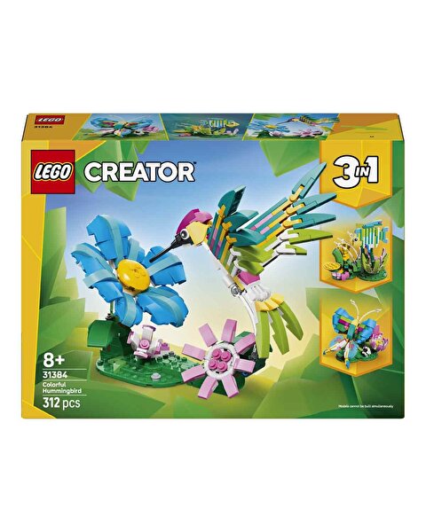 LEGO Creator 3’ü 1 Arada Vahşi Hayvanlar: Renkli Sinek Kuşu 31384