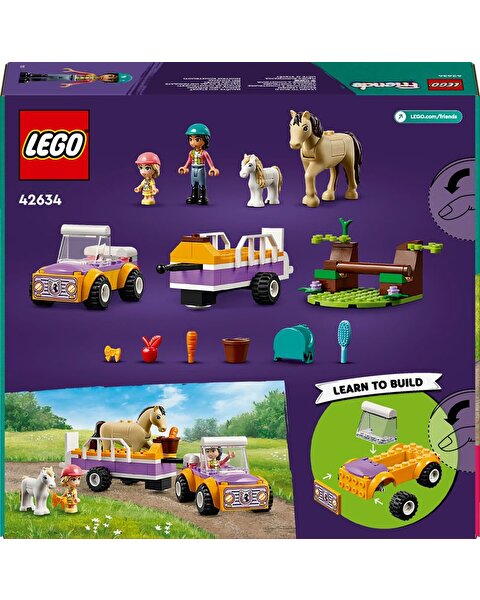 LEGO Friends At ve Midilli Römorku 42634