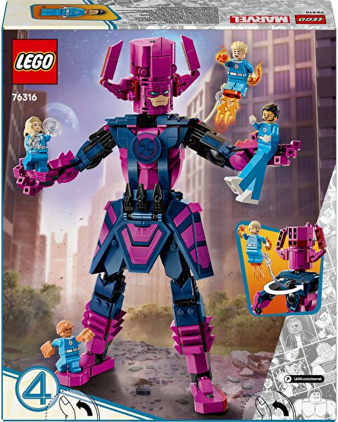LEGO Marvel Studios Fantastik Dörtlü ve Galactus İnşaat Figürü 76316