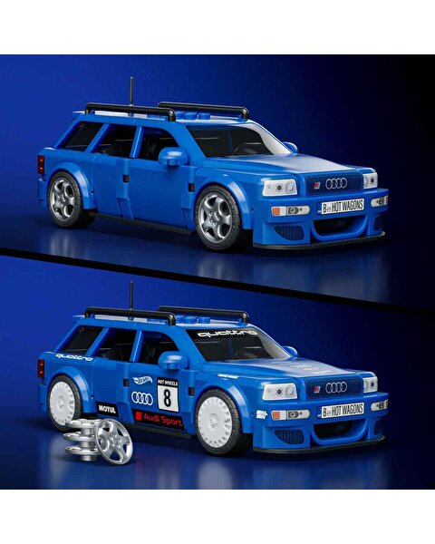 Hot Wheels Speed Serisi 94 Audi Avant RS2 Araba Yapım Seti 253 Parça JGR28