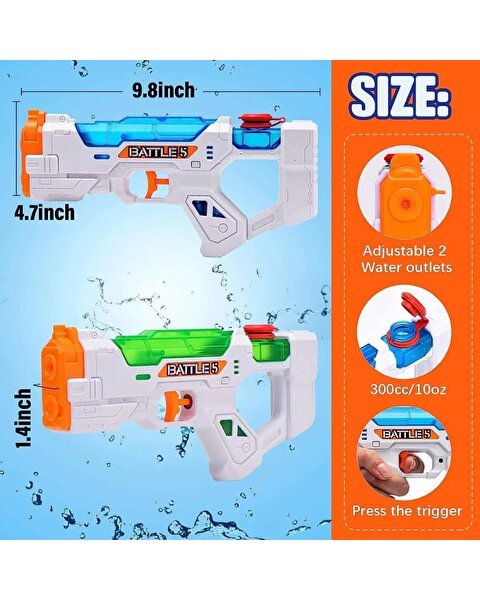 Water Warfare İki Atış Modlu Su Tabancası