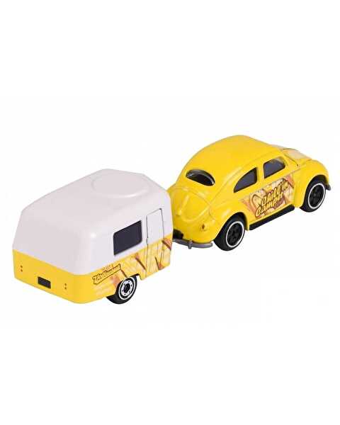 Majorette 1:64 The Originals Volkswagen T1 Beetle Karavan Sarı