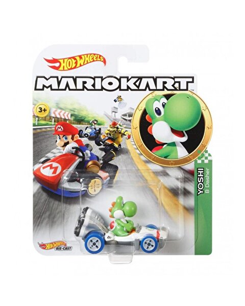 Hot Wheels Mario Kart Karakter Araçlar Yoshi GBG29