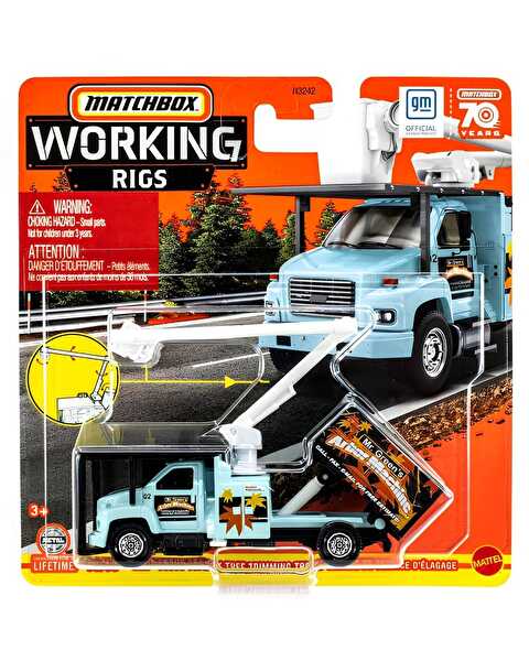 Matchbox İş Makinaları GMC C8500 Topkick Tree Trimming Truck HLN03