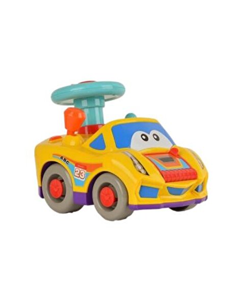 Sesli Müzikli ve Işıklı Çok Fonksiyonlu Eğlenceli Arabam