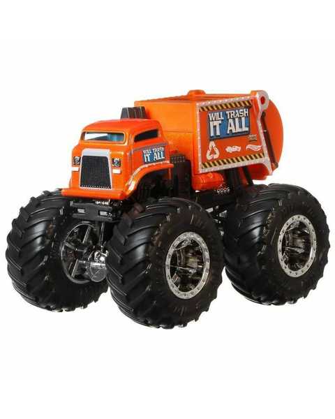 Hot Wheels Monster Trucks 1:64 Arabalar Will Trash It All GJD81