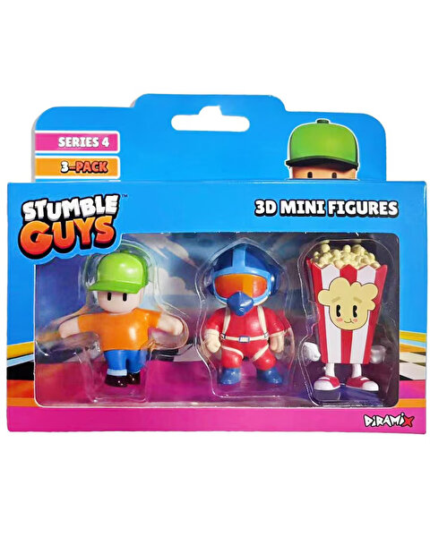 Stumble Guys 3'lü Mini Figür S4 Set 5