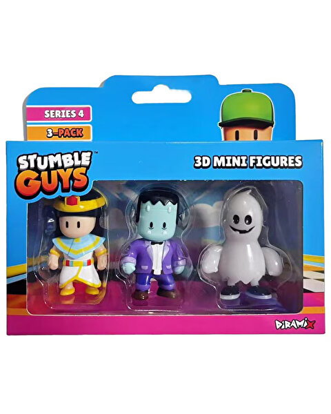 Stumble Guys 3'lü Mini Figür S4 Set 9